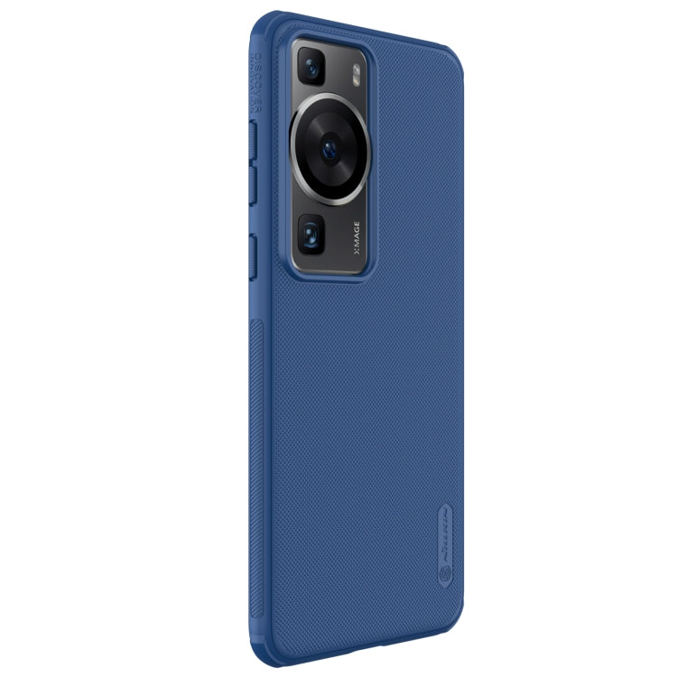 For Huawei P60 Pro / P60 NILLKIN Frosted Shield Pro PC + TPU Phone Case(Blue) - Huawei Cases by NILLKIN | Online Shopping UK | buy2fix