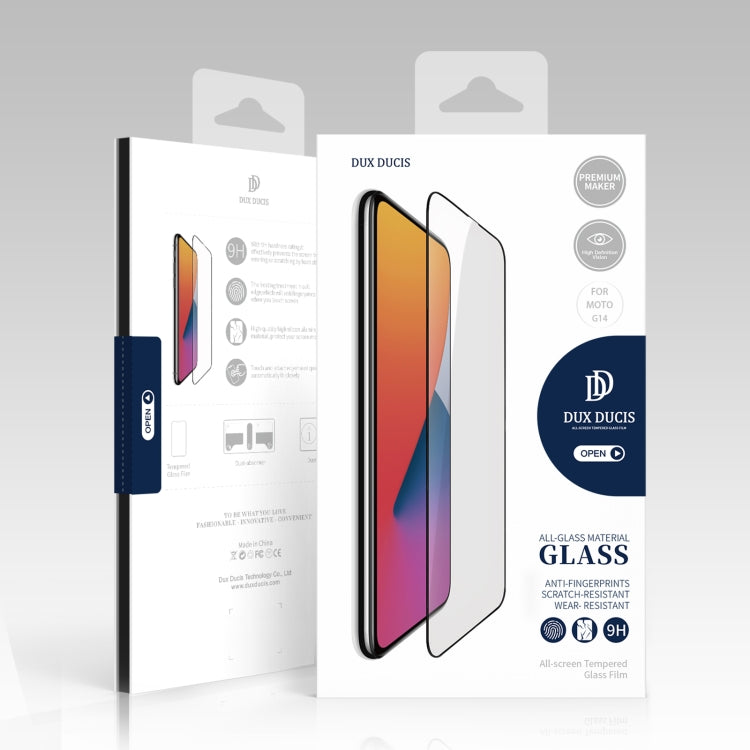 For Motorola Moto G14 10pcs DUX DUCIS 0.33mm 9H Medium Alumina Tempered Glass Film - Motorola Tempered Glass by DUX DUCIS | Online Shopping UK | buy2fix