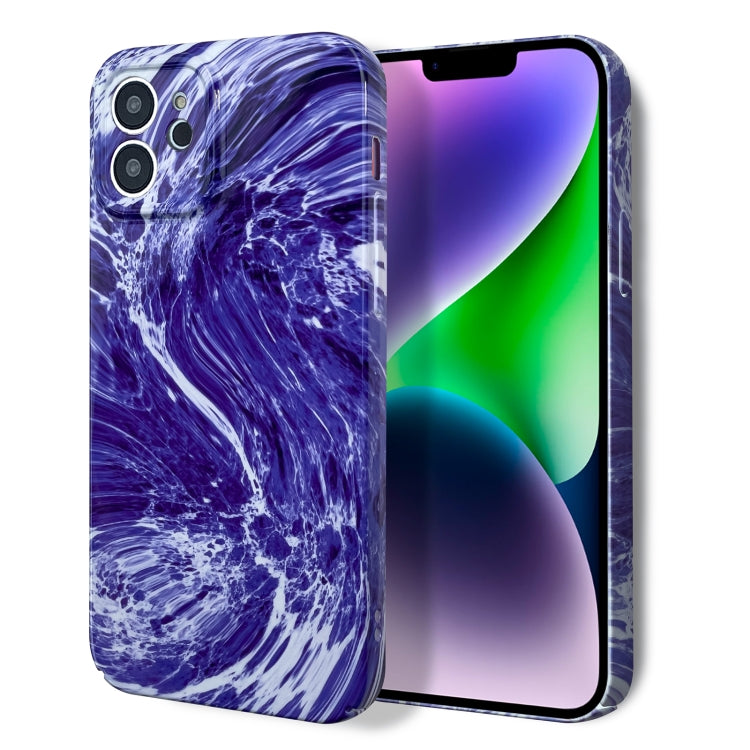 For iPhone XR Marble Pattern Phone Case(Purple White) - More iPhone Cases by buy2fix | Online Shopping UK | buy2fix