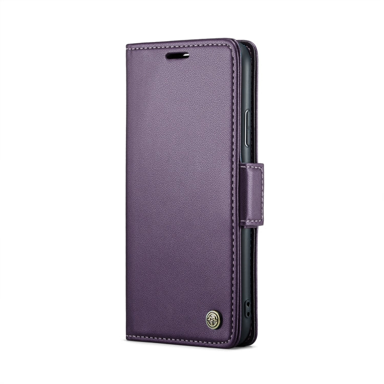 For iPhone 11 Pro CaseMe 023 Butterfly Buckle Litchi Texture RFID Anti-theft Leather Phone Case(Pearly Purple) - iPhone 11 Pro Cases by CaseMe | Online Shopping UK | buy2fix