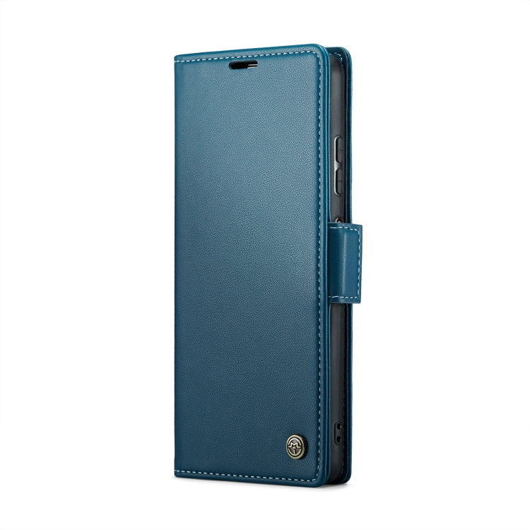 CaseMe 023 Butterfly Buckle Litchi Texture RFID Anti-theft Leather Phone Case For Xiaomi Poco X5 Pro 5G/Redmi Note 12 Pro 5G Global(Blue) - Xiaomi Cases by CaseMe | Online Shopping UK | buy2fix