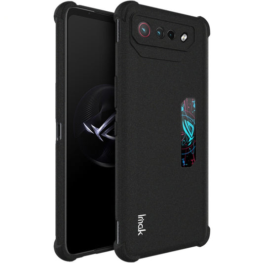 For Asus ROG Phone 7 Pro/Phone 7 Ultimate imak Shockproof Airbag TPU Phone Case(Matte Black) - ASUS Cases by imak | Online Shopping UK | buy2fix