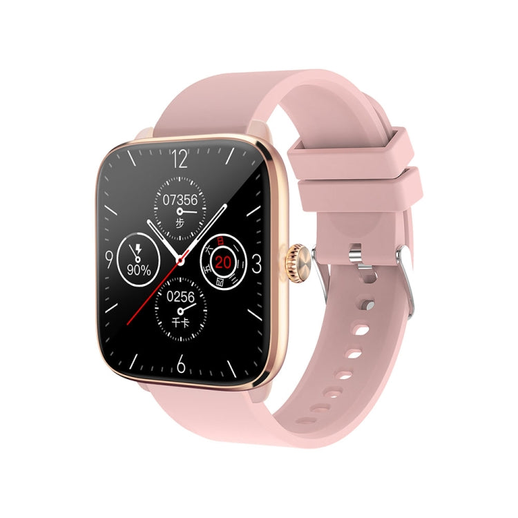 T20 1.96 inch IP67 Waterproof Silicone Band Smart Watch, Supports Dual-mode Bluetooth Call / Heart Rate Monitoring(Pink) - Smart Watches by buy2fix | Online Shopping UK | buy2fix