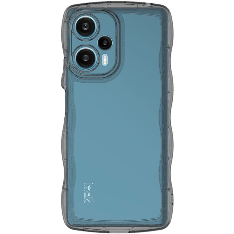 For Xiaomi Redmi Note 12 Turbo 5G/Poco F5 5G IMAK UX-8 Series Shockproof TPU Phone Case(Transparent Black) - Xiaomi Cases by imak | Online Shopping UK | buy2fix