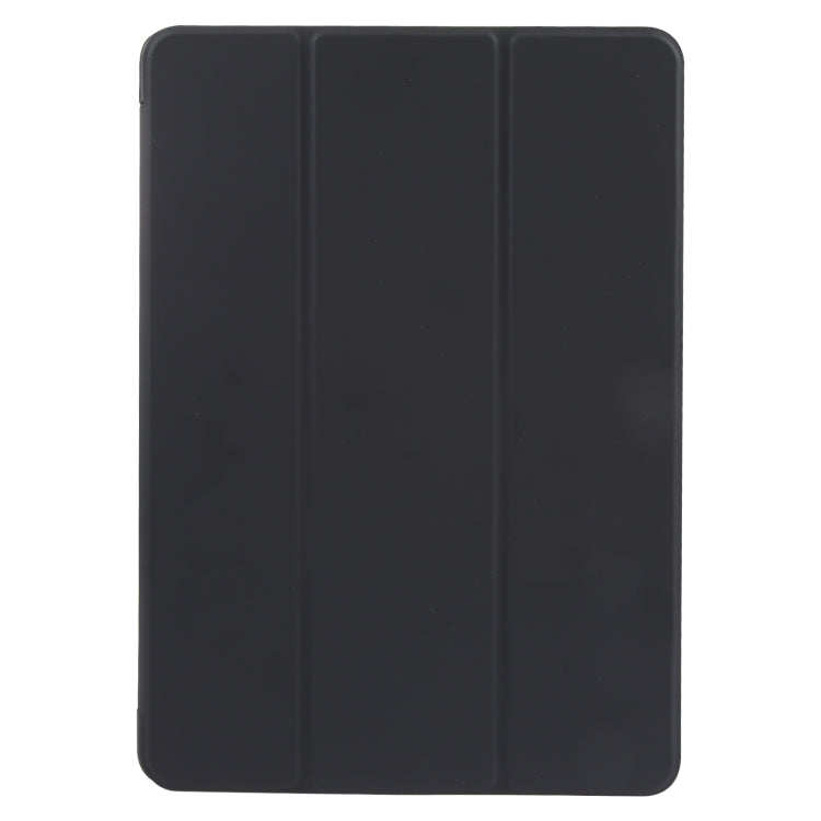 For Huawei MatePad Air 11.5 GEBEI 3-folding Holder Shockproof Flip Leather Tablet Case(Black) - Huawei by GEBEI | Online Shopping UK | buy2fix