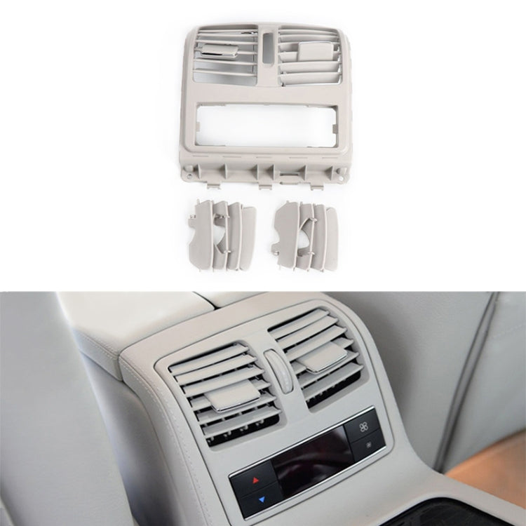 For Mercedes-Benz CLS W218 Car Rear Air Conditioner Air Outlet Panel 21883004547M91, Style:High Version(Grey White) - Air Conditioning System by imak | Online Shopping UK | buy2fix