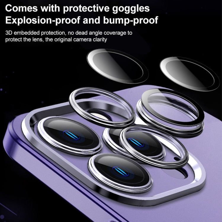 For iPhone 13 Pro Frosted Metal Material Phone Case with Lens Protection(Black) - iPhone 13 Pro Cases by buy2fix | Online Shopping UK | buy2fix