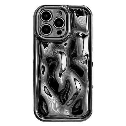 For iPhone 13 Pro Max Electroplating Meteorite Texture TPU Phone Case(Black) - iPhone 13 Pro Max Cases by buy2fix | Online Shopping UK | buy2fix