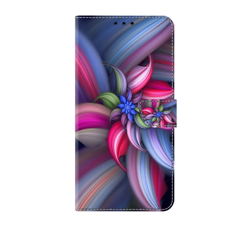 For Xiaomi 13 Pro Crystal 3D Shockproof Protective Leather Phone Case(Colorful Flower) - 13 Pro Cases by buy2fix | Online Shopping UK | buy2fix