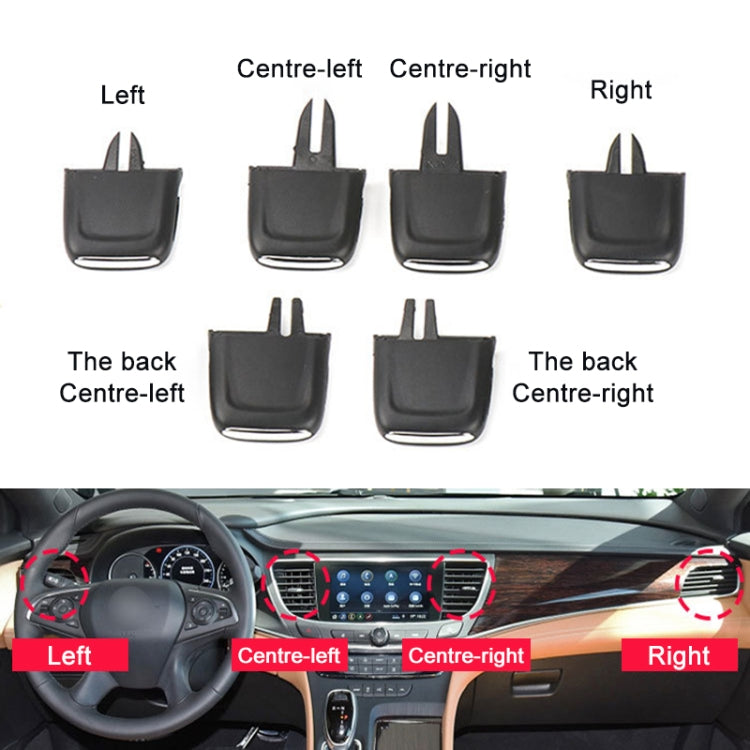 For Buick LaCrosse 2016-2021 Left-hand Drive Car Air Conditioning Air Outlet Paddle 26680098, Type:Front Row Right Side - Air Conditioning System by buy2fix | Online Shopping UK | buy2fix