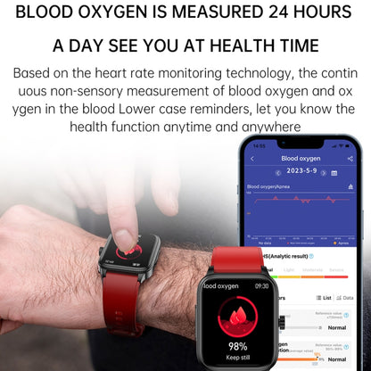 ET540 1.91 inch IP67 Waterproof Silicone Band Smart Watch, Support ECG / Non-invasive Blood Glucose Measurement(Black) - Smart Watches by buy2fix | Online Shopping UK | buy2fix