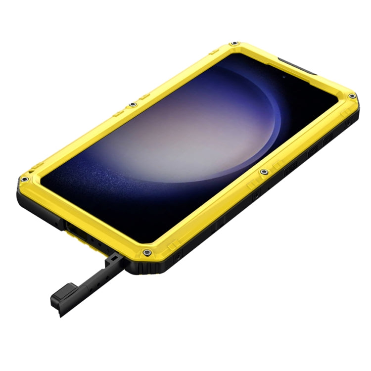 For Samsung Galaxy S23+ 5G RedPepper Wolf 360 Full Body Rugged IP68 Waterproof Phone Case(Yellow) - Galaxy S23+ 5G Cases by RedPepper | Online Shopping UK | buy2fix