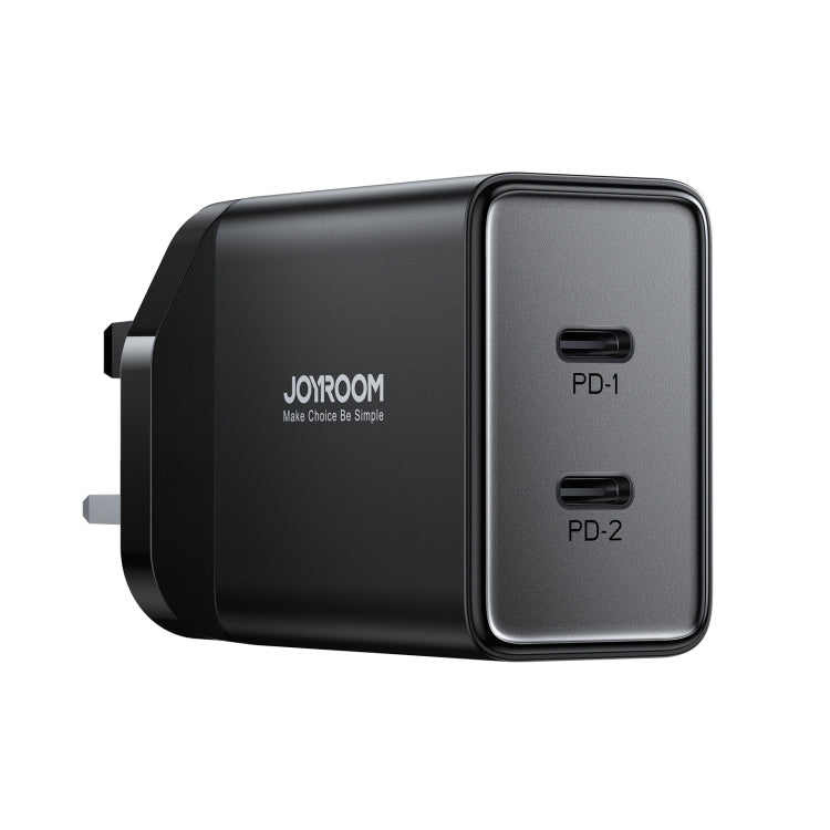 JOYROOM TCF09 40W Dual USB-C / Type-C 2PD Mini Intelligent Fast Charger(UK Plug) - USB Charger by JOYROOM | Online Shopping UK | buy2fix