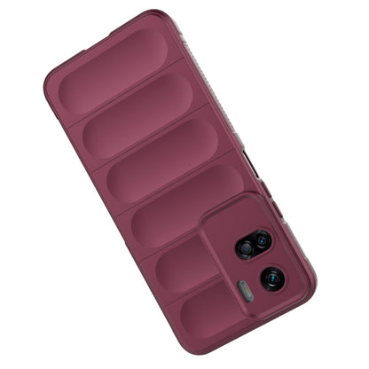 For Honor 90 Lite Magic Shield TPU + Flannel Phone Case(Purple) - Honor Cases by buy2fix | Online Shopping UK | buy2fix