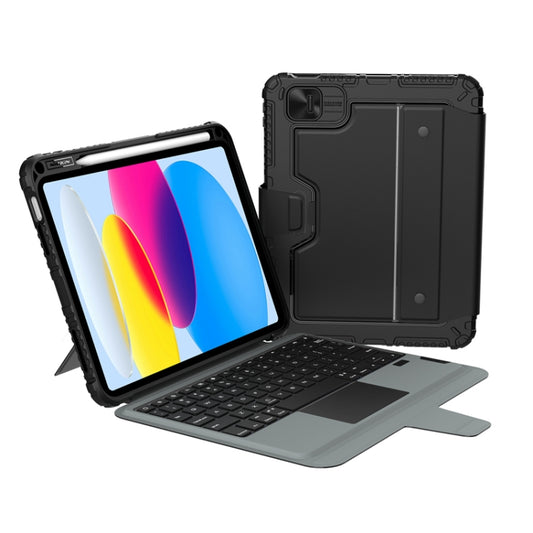 For iPad 10th Gen 10.9 2022 Nillkin Bumper Combo Keyboard Case with Backlight - Universal by NILLKIN | Online Shopping UK | buy2fix