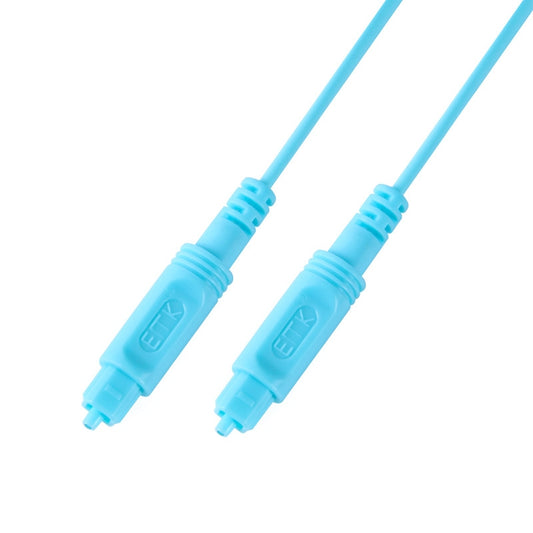 5m EMK OD2.2mm Digital Audio Optical Fiber Cable Plastic Speaker Balance Cable(Sky Blue) - Audio Optical Cables by EMK | Online Shopping UK | buy2fix