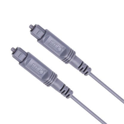 20m EMK OD2.2mm Digital Audio Optical Fiber Cable Plastic Speaker Balance Cable(Silver Grey) - Audio Optical Cables by EMK | Online Shopping UK | buy2fix