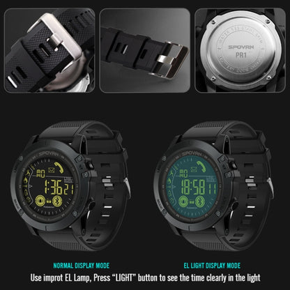 SPOVAN PR1 Outdoor Waterproof Luminous Bluetooth Smart Watch(Blue) - Smart Watches by SPOVAN | Online Shopping UK | buy2fix
