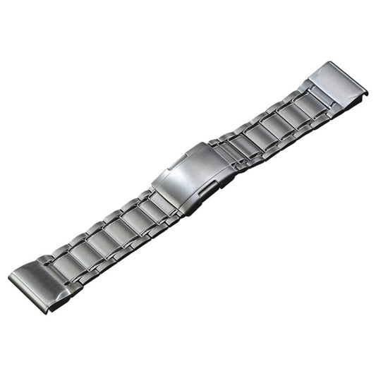 For Garmin Forerunner 965/955/945/935 22mm Quick Release Five Bead Titanium Steel Watch Band(Silver) - Watch Bands by buy2fix | Online Shopping UK | buy2fix