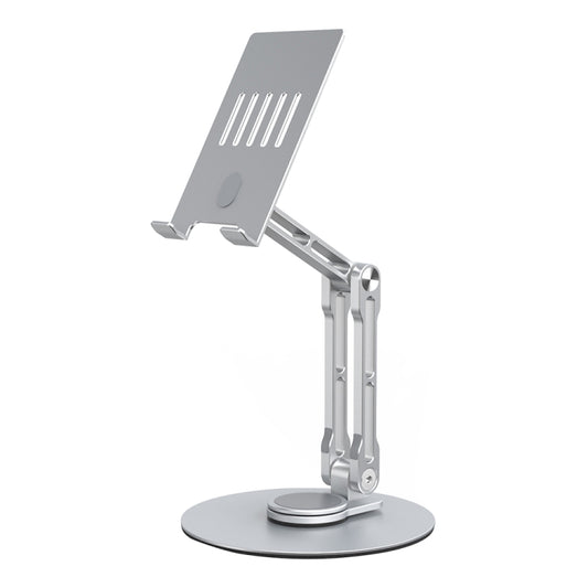 R-JUST HZ40 Mechanical Lift Tablet Desktop Stand(Silver) - Desktop Holder by R-JUST | Online Shopping UK | buy2fix