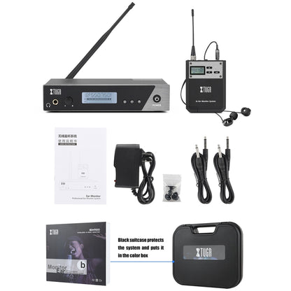 XTUGA  IEM1100 Professional Wireless In Ear Monitor System 5 BodyPacks(UK Plug) - Microphone by XTUGA | Online Shopping UK | buy2fix