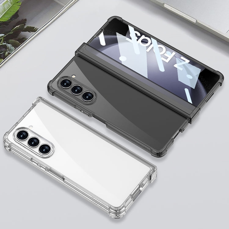 For Samsung Galaxy Z Fold5 GKK Airbag Hinge Shockproof Phone Case(Transparent) - Galaxy Z Fold5 Cases by GKK | Online Shopping UK | buy2fix