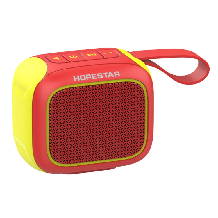 HOPESTAR A22 IPX6 Waterproof Portable Bluetooth Speaker Outdoor Subwoofer(Red Yellow) - Mini Speaker by HOPESTAR | Online Shopping UK | buy2fix