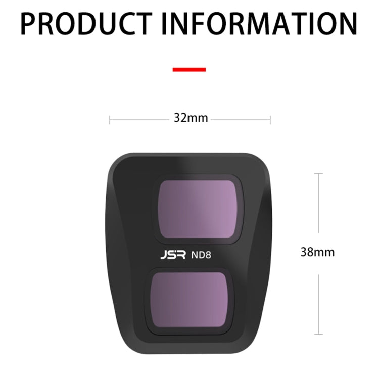 For DJI Air 3 JSR KB Series Drone Lens Filter, Filter:4 in 1 ND - Mavic Lens Filter by JSR | Online Shopping UK | buy2fix