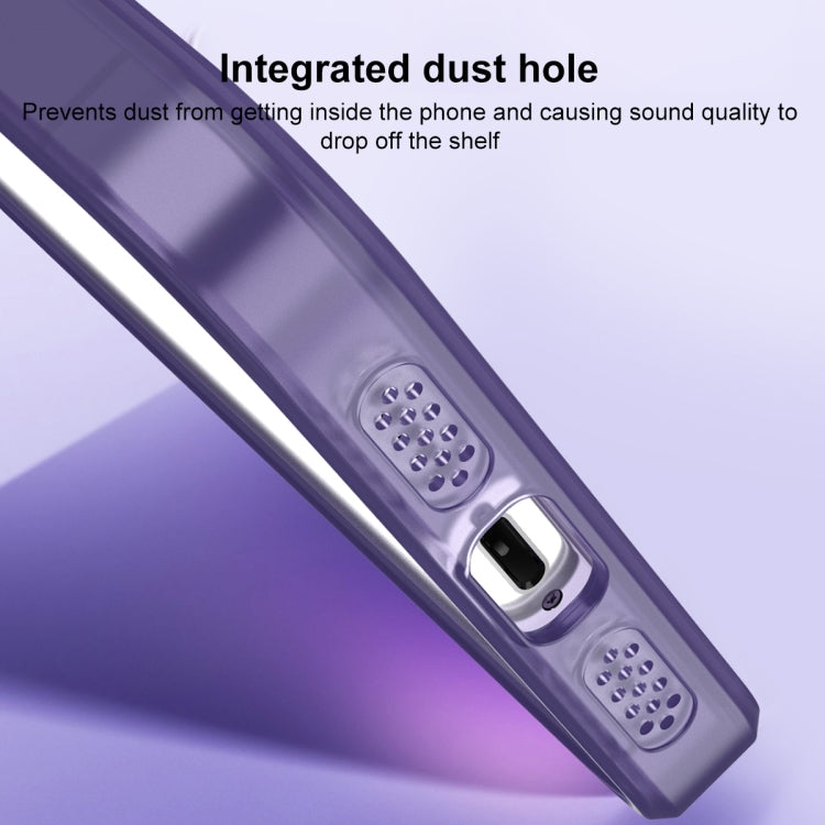 For iPhone XS Max MagSafe Frosted Translucent Mist Phone Case(Dark Purple) - More iPhone Cases by buy2fix | Online Shopping UK | buy2fix