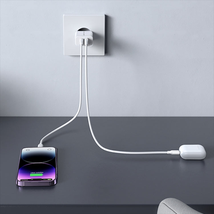 JOYROOM JR-TCN04 2.1A Dual USB Charger, Specification:EU Plug - USB Charger by JOYROOM | Online Shopping UK | buy2fix