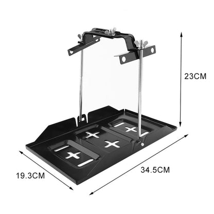 Car Universal Battery Bracket Adjustable Battery Fixed Holder + Base Tray, Size:34.5cm Base + 23cm Bracket - In Car by buy2fix | Online Shopping UK | buy2fix