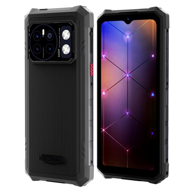 HOTWAV CYBER 13 Pro, 12GB+256GB, IP68/IP69K Rugged Phone, 10800mAh, 6.6 inch Android 13 UNISOC T619 Octa Core, Network: 4G, NFC, OTG(All Black) - Other by HOTWAV | Online Shopping UK | buy2fix