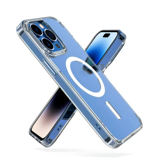 For iPhone 15 Pro Max Mutural Jingtou Series MagSafe Magnetic Phone Case(Clear) - iPhone 15 Pro Max Cases by Mutural | Online Shopping UK | buy2fix