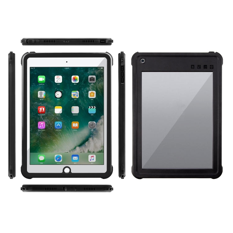 For iPad 9.7 (2017) / (2018) / Air RedPepper Shockproof Waterproof PC + TPU Protective Case with Holder(Black) - iPad 9.7 (2018) & (2017) Cases by RedPepper | Online Shopping UK | buy2fix