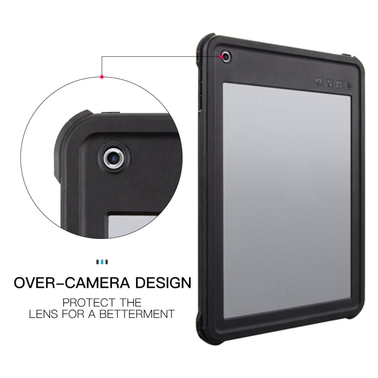 For iPad 9.7 (2017) / (2018) / Air RedPepper Shockproof Waterproof PC + TPU Protective Case with Holder(Black) - iPad 9.7 (2018) & (2017) Cases by RedPepper | Online Shopping UK | buy2fix