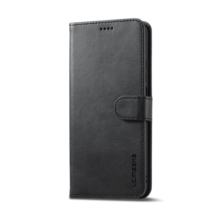 For OPPO A58 4G / A98 5G / F23 5G LC.IMEEKE Calf Texture Horizontal Flip Leather Case(Black) - OPPO Cases by LC.IMEEKE | Online Shopping UK | buy2fix