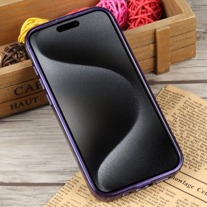 For iPhone 15 Pro GEBEI Acrylic Phone Case(Purple) - iPhone 15 Pro Cases by GEBEI | Online Shopping UK | buy2fix