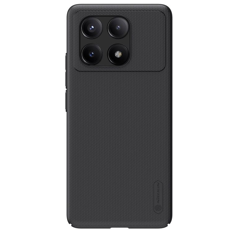 For Xiaomi Redmi K70E / Poco X6 Pro 5G NILLKIN Frosted PC Phone Case(Black) - K70E Cases by NILLKIN | Online Shopping UK | buy2fix