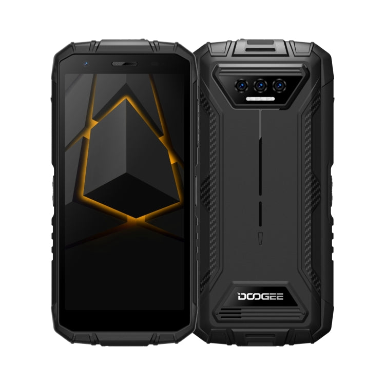 DOOGEE S41 Max, 6GB+256GB, Side Fingerprint, 5.5 inch Android 13 Spreadtrum T606 Octa Core 1.6GHz, Network: 4G, OTG, NFC, Support Google Pay(Black) - DOOGEE by DOOGEE | Online Shopping UK | buy2fix