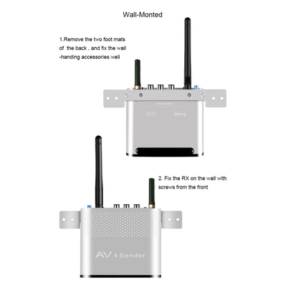 Measy AV230-2 2.4GHz Set-top Box Wireless Audio / Video Transmitter + 2 Receiver, Transmission Distance: 300m, UK Plug, with IR Extension Function - Set Top Box & Accessories by Measy | Online Shopping UK | buy2fix