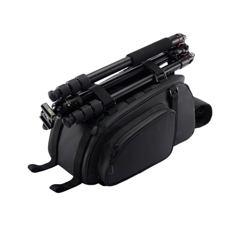 CADeN D116 Mountain Bike Panniers Tail Bags Crossbody Camera Bag Photography Lens Shoulder Bag, Size:30.5 x 17 x 18cm(Black) - Strap Satchel by CADeN | Online Shopping UK | buy2fix