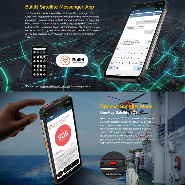 Ulefone Armor 23 Ultra Rugged Phone, 12GB+512GB, 6.78 inch Android 13 MediaTek Dimensity 8020 Octa Core up to 2.6GHz, Network: 5G, NFC, OTG, Satellite Messaging(Elite Black) - Ulefone by Ulefone | Online Shopping UK | buy2fix