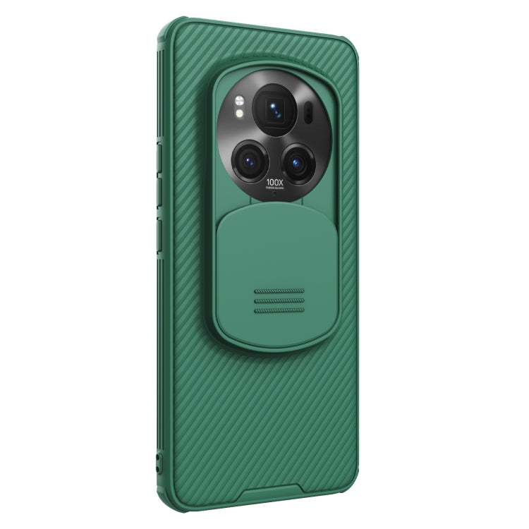 For Honor Magic6 Pro NILLKIN Black Mirror Pro Series Camshield PC Phone Case(Green) - Honor Cases by NILLKIN | Online Shopping UK | buy2fix