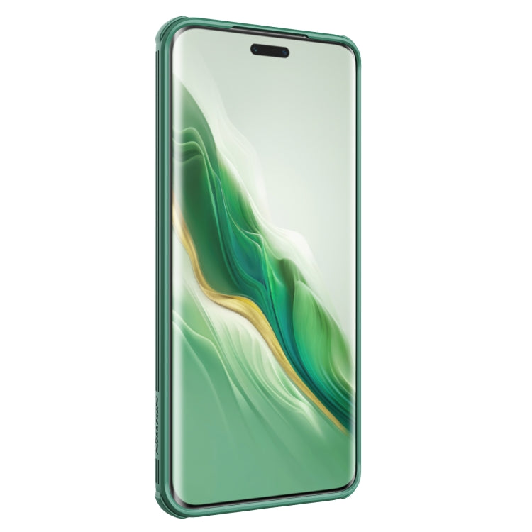 For Honor Magic6 Pro NILLKIN Black Mirror Pro Series Camshield PC Phone Case(Green) - Honor Cases by NILLKIN | Online Shopping UK | buy2fix