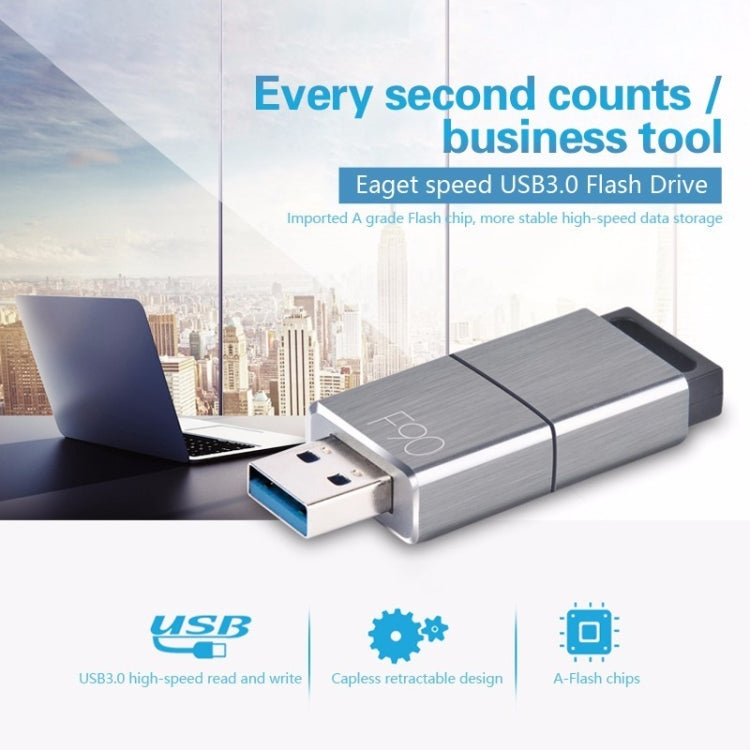 EAGET F90 16G USB 3.0 Interface Metal Flash U Disk - Computer & Networking by EAGET | Online Shopping UK | buy2fix