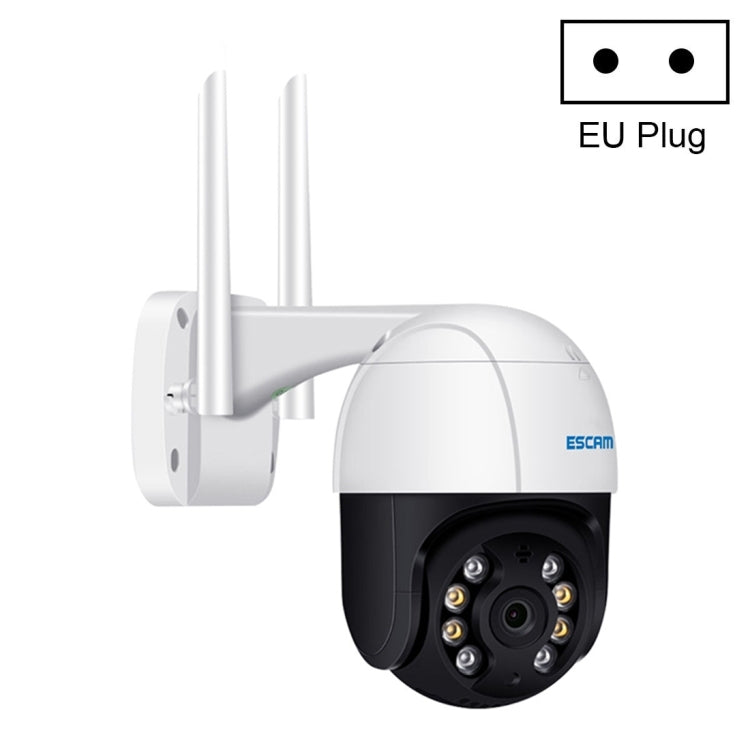 ESCAM QF518 5MP Smart WiFi IP Camera, Support AI Humanoid Detection / Auto Tracking / Dual Light Night Vision / Cloud Storage / Two Way Audio / TF Card, Plug:EU Plug(White) - Dome Camera by ESCAM | Online Shopping UK | buy2fix