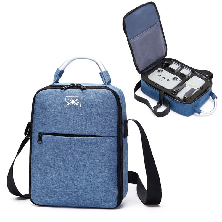 For DJI Mavic Air 2 Portable Oxford Cloth Shoulder Storage Bag Protective Box(Blue Black) - Carry Cases & Bags by buy2fix | Online Shopping UK | buy2fix