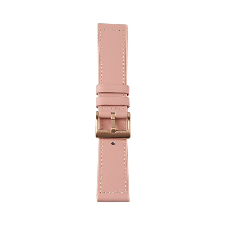 For Samsung Galaxy Watch 3 41mm TPU + Leather Watch Band(Pink) - Watch Bands by buy2fix | Online Shopping UK | buy2fix