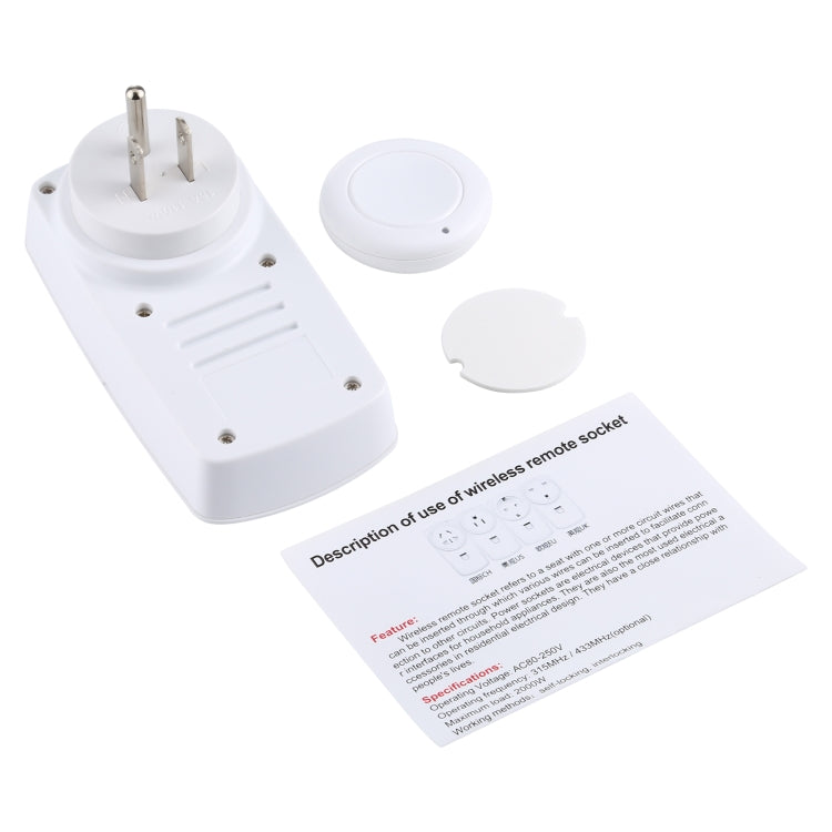 AK-DL220 220V Smart Wireless Remote Control Socket with Remote Control, Plug Type:US Plug - Smart Socket by buy2fix | Online Shopping UK | buy2fix