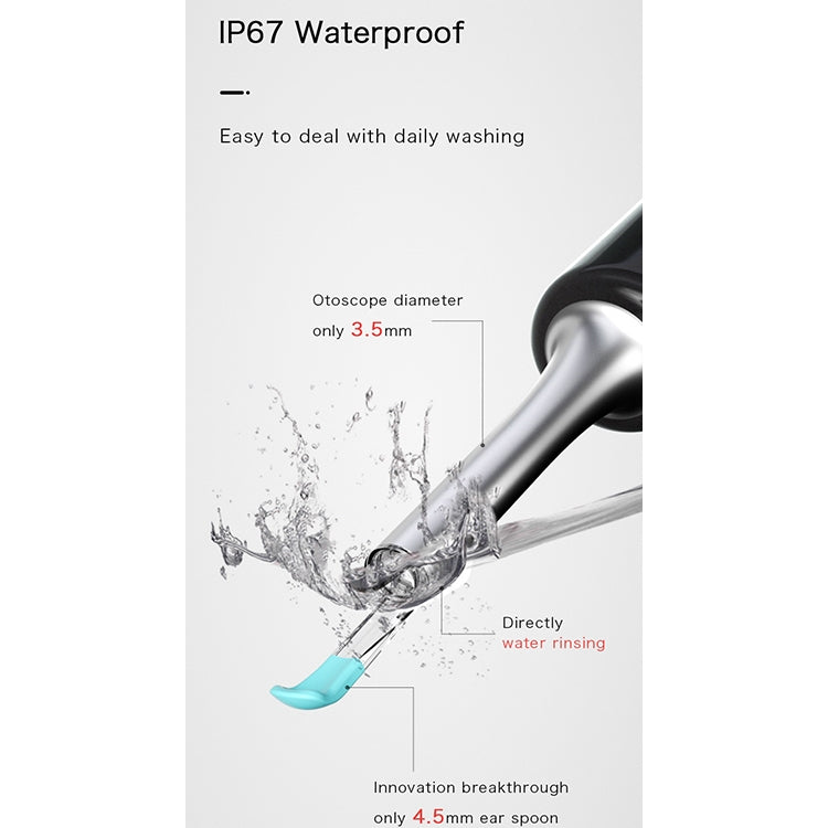 Bebird C3 4.5mm Wireless Wifi High-definition Visual Ear Spoon 3 Million Pixels Out Ear Visual Ear Spoon with IP67 Waterproof(White) - Ear Care Tools by Bebird | Online Shopping UK | buy2fix